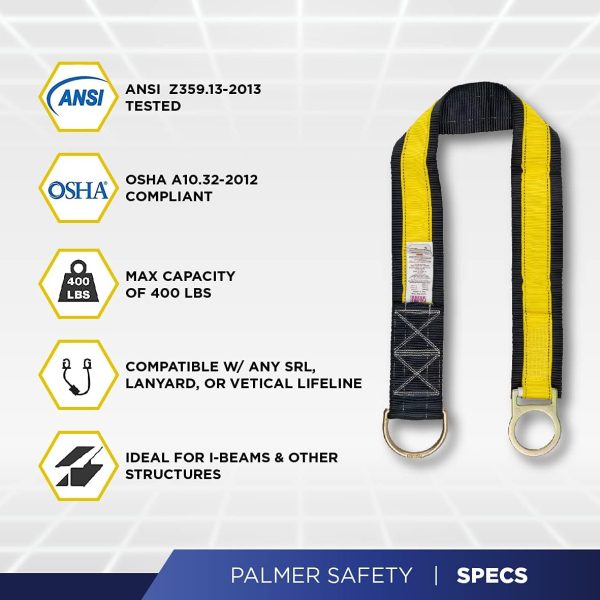Palmer Safety Cross Arm Strap 3 Pack 1 Pack-2