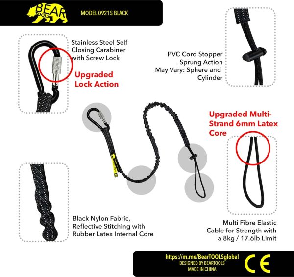 BearTOOLS Tool Lanyard Aluminum Carabiner-1