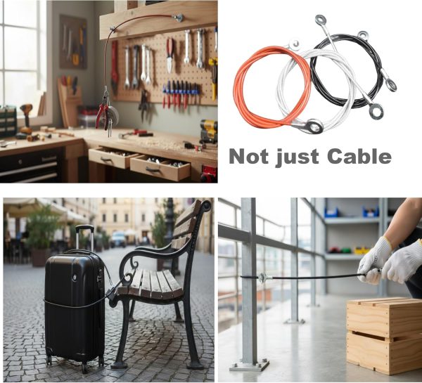 Faocean Galvanized Steel Cable Lanyard-5