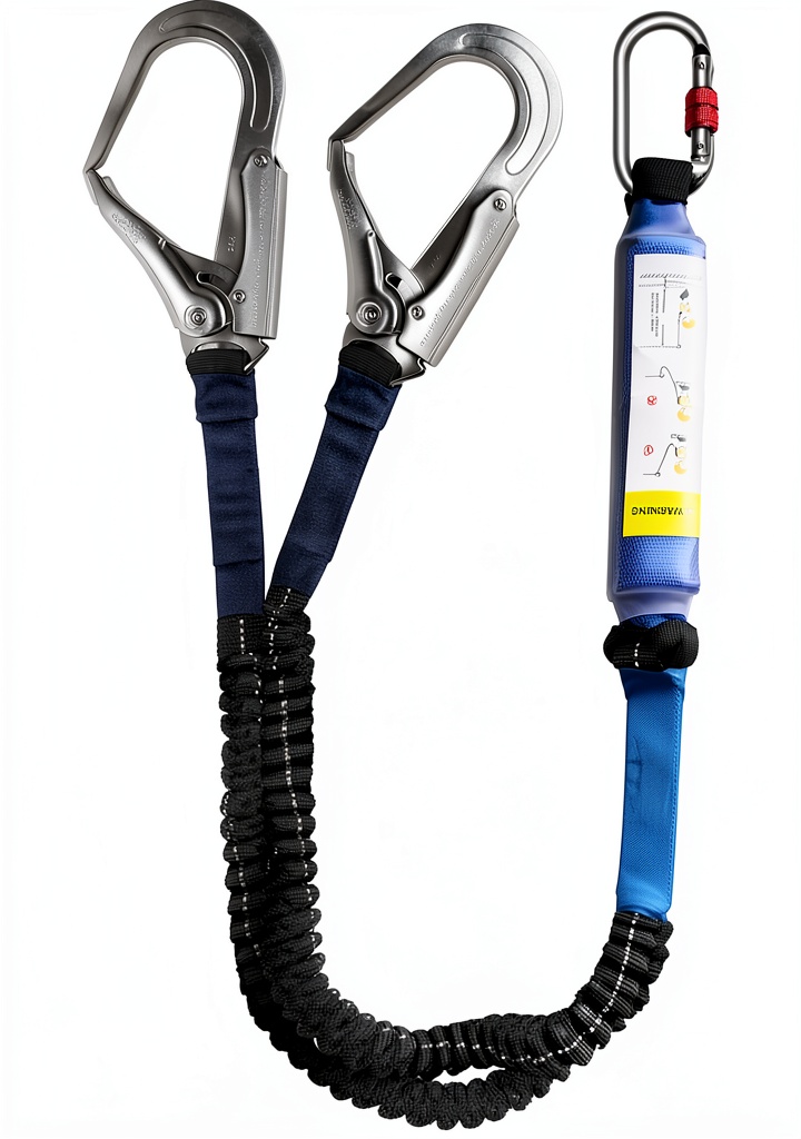 glorousamc 6FT Internal Shock Absorbing Lanyard in use