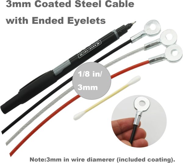 Faocean Galvanized Steel Cable Lanyard-2