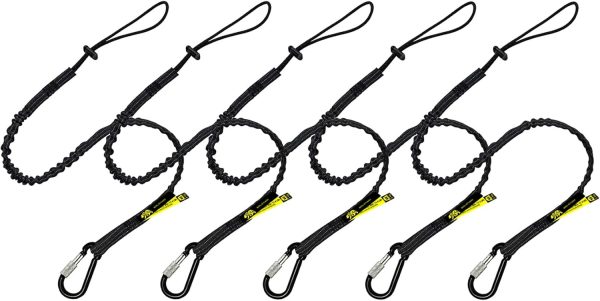 BearTOOLS Tool Lanyard Aluminum 5-pack Black-0