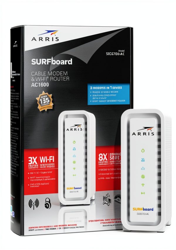 Arris SBG6700AC Cable Modem Router 1600Mbps-0