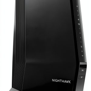 NETGEAR AX6000 WiFi 6 Cable Modem Router Black Dual Band 2.5Gbps LAN-0