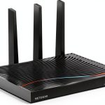 NETGEAR AC3200 WiFi Router Modem Combo C7800-200NAS Black 1Gbps-0