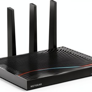 NETGEAR AC3200 WiFi Router Modem Combo C7800-200NAS Black 1Gbps-0