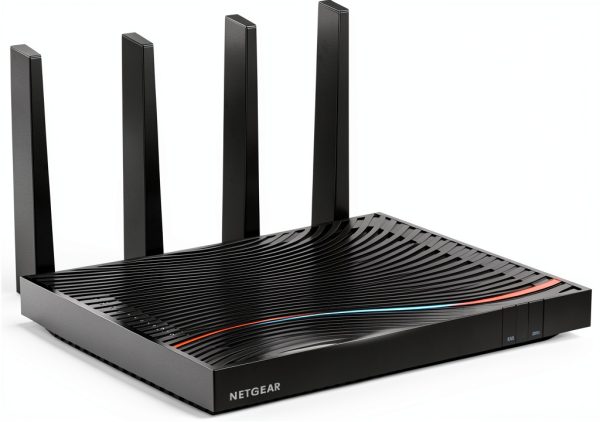 NETGEAR AC3200 WiFi Router Modem Combo C7800-200NAS Black 1Gbps-0