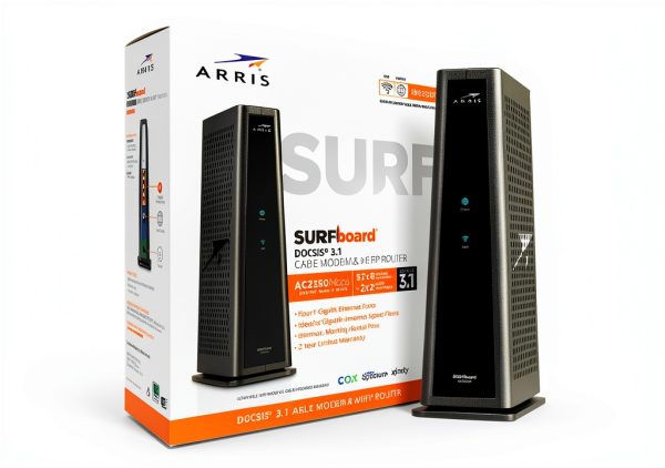 ARRIS SBG8300-RB Wi‑Fi Cable Modem Router 802.11ac Black-4