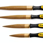 Golden Wood Rasp 4-Piece Set by FITOOL - 4-10" Carbon Steel Files-0