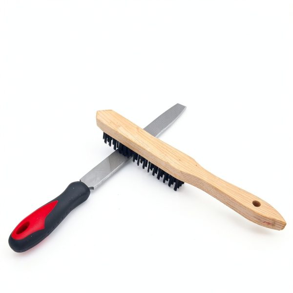 Bastard Cut Metal Files BYHH 10in Half Round Flat Round Set-4