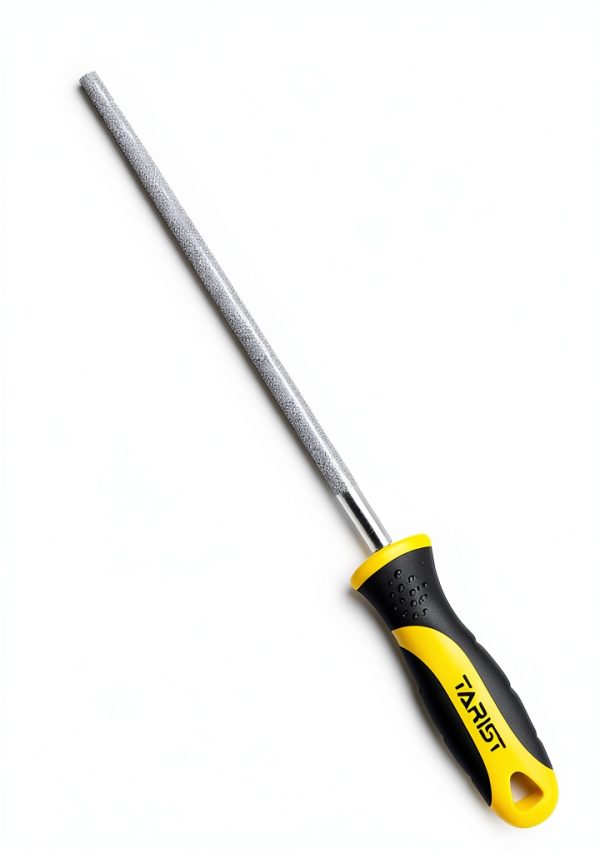 Diamond File Set 3-Piece 8-inch for Lawn Mower Blades, Garden Shears &-3
