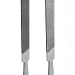 8" Rectangular Double/Single Cut Handy File Fits for sharpen and smooth metal surfaces-laminate file(2 Pcs)-0