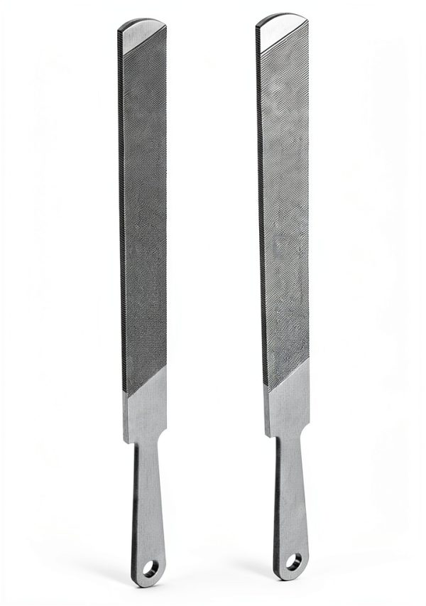 8" Rectangular Double/Single Cut Handy File Fits for sharpen and smooth metal surfaces-laminate file(2 Pcs)-0