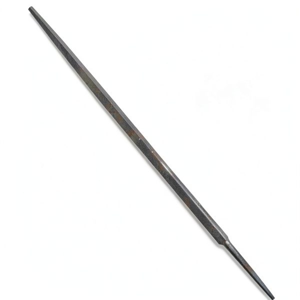 Nicholson 6" Triangular Double Extra Slim Taper Hand File Single Cut-1