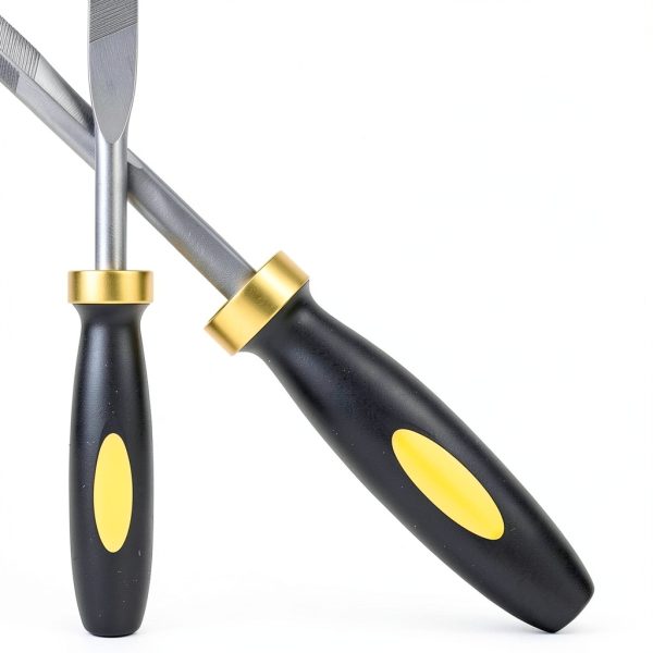 MORROWIND Small 6-Piece Needle File Set, Diameter 0.11" Length 5.51" Hardened Alloy Steel Mini File for Metal Wood Plastic, Includes Flat, Warding, Square, Triangular, Round, Half-Round, Yellow-2